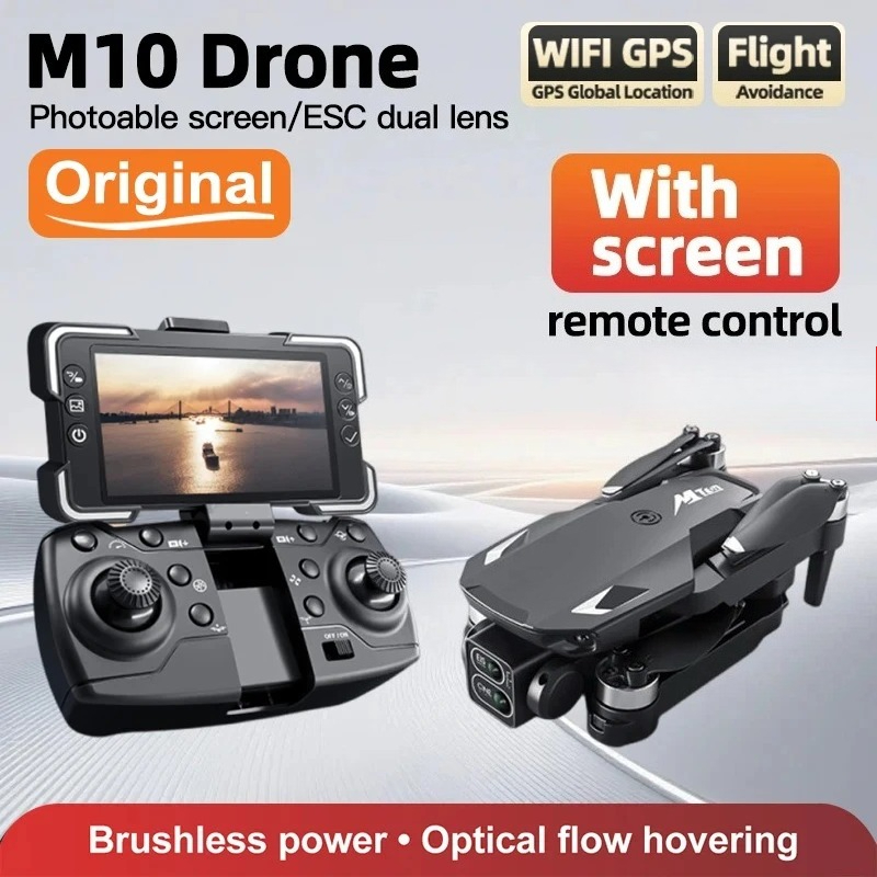 Fpv Brushless Rc Drone 4K - Drone original M10 4K 5G HD