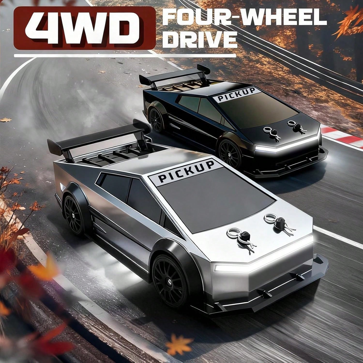 Rc Drift Car 1 24 Scale 4Wd - Voiture télécommandée 4x4 à l’échelle 1:24,