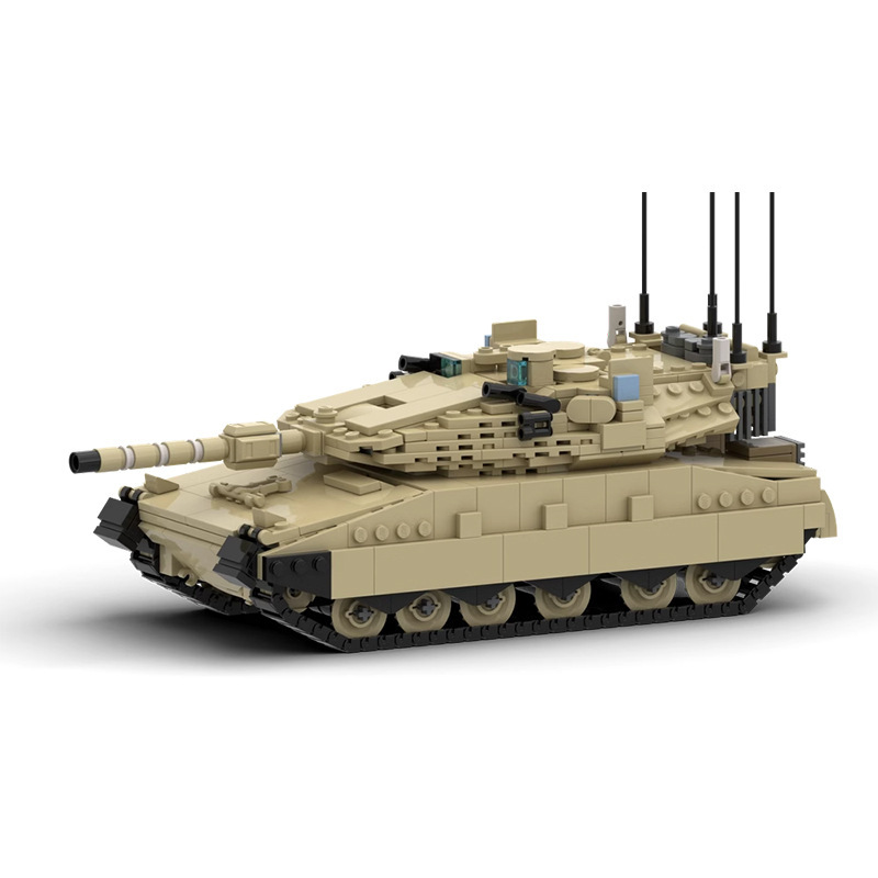 Lego Compatible Military Tank - Blocs de construction de char Merkava