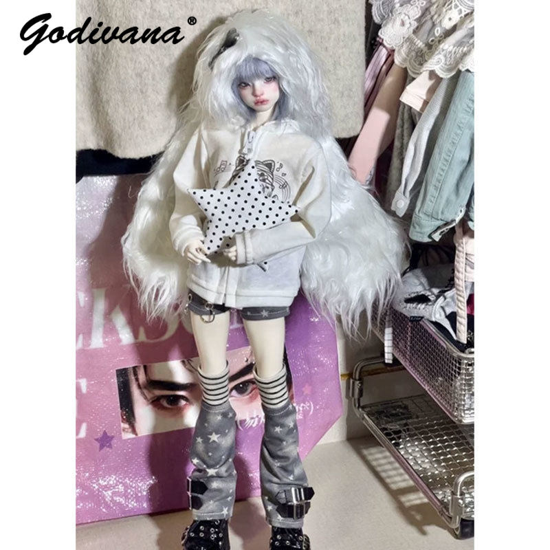 Bjd Doll 1 6 Full Set With Clothes - Vêtements pour poupée BJD 1/4 1/6,