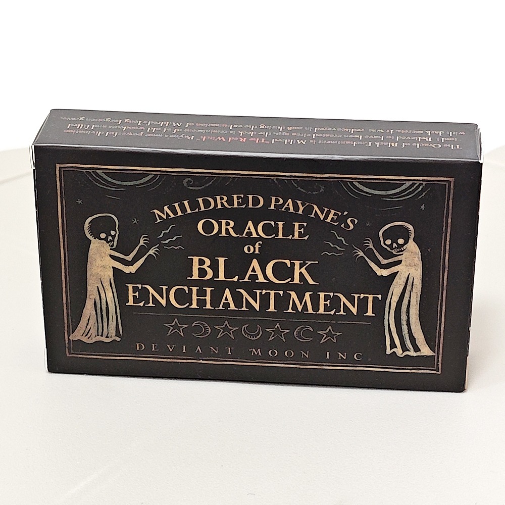 Tarot Cards Deck With Guidebook - Oracle d'enchantement noir de Payne léger