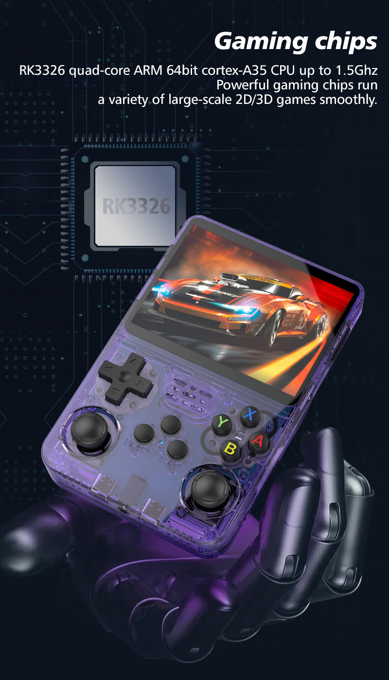 Retro Handheld Game Console R36S - Lecteur de jeu de poche rétro