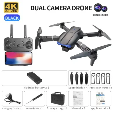 Drone pliable E99 K3 Pro 4K, d - Fpv Brushless Rc Drone 4K avis et prix