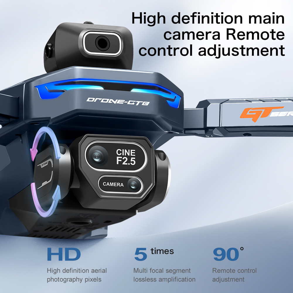Drone RC GPS pliable GT8, camé - Fpv Brushless Rc Drone 4K avis et prix
