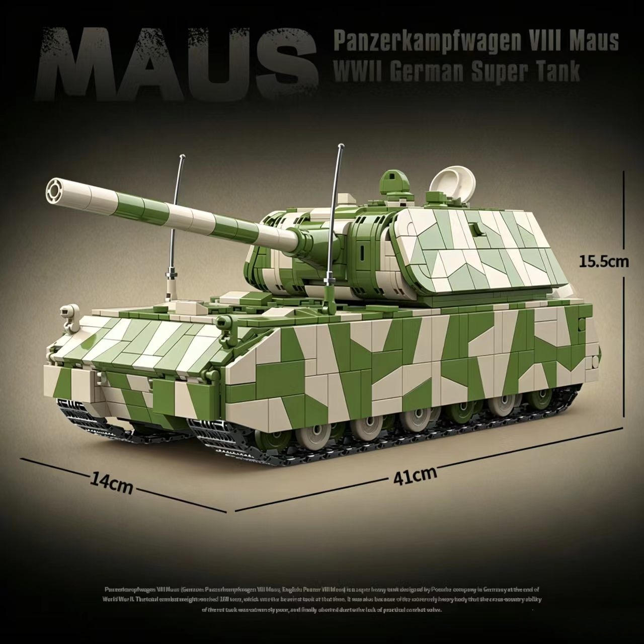 Ensemble de blocs de construct - Lego Compatible Military Tank avis et prix