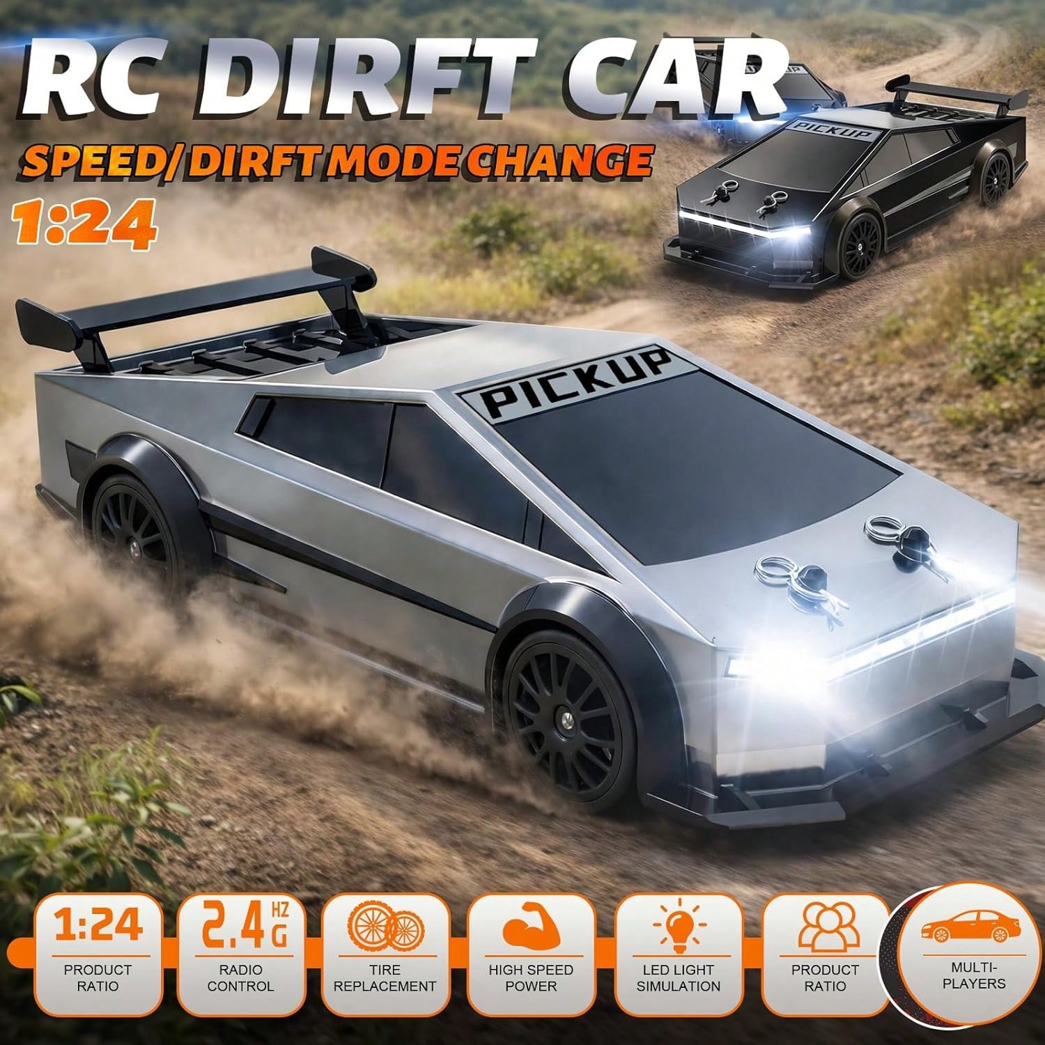 Voiture télécommandée 4x4 à l’ - Rc Drift Car 1 24 Scale 4Wd avis et prix