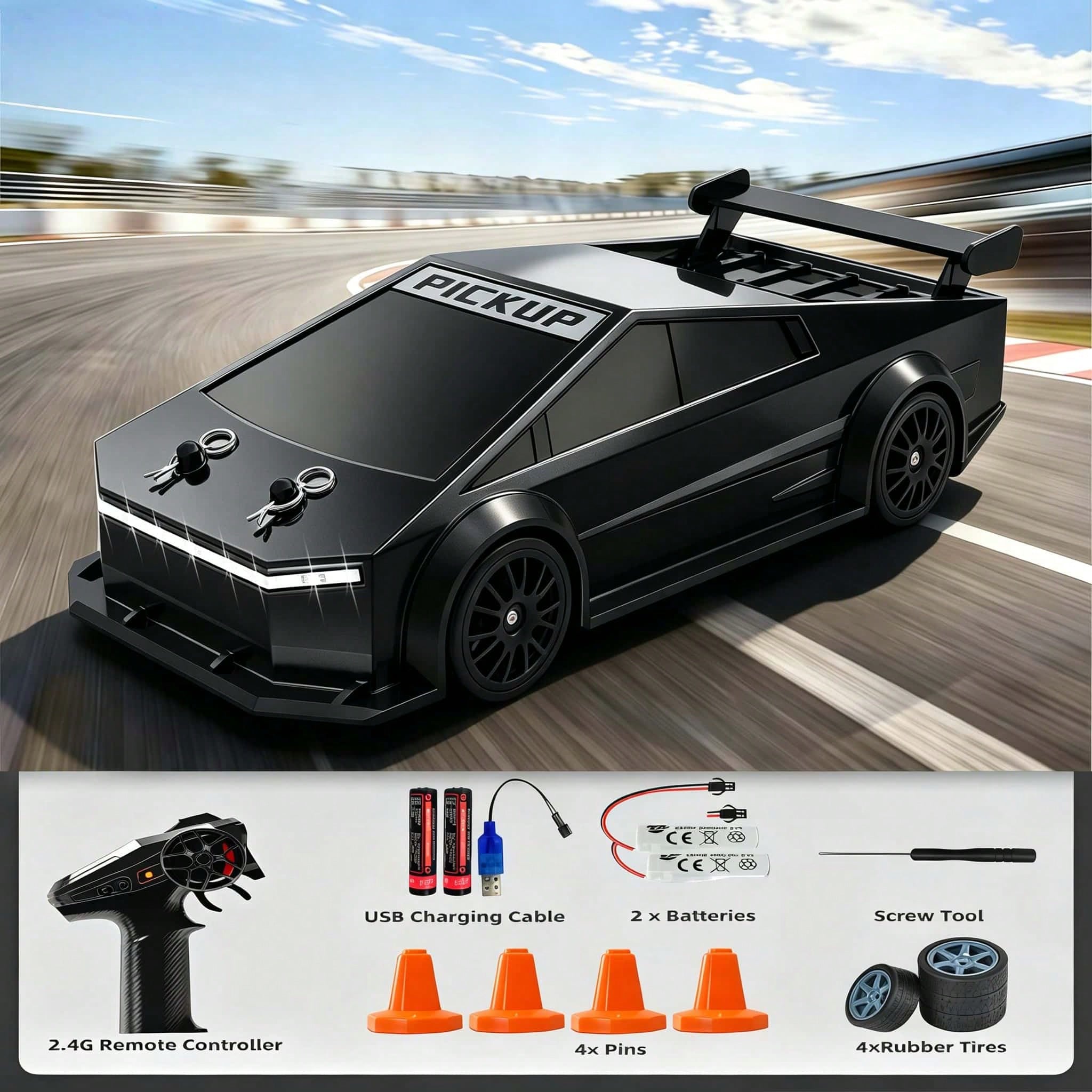 Voiture télécommandée 4x4 à l’ - Rc Drift Car 1 24 Scale 4Wd avis et prix