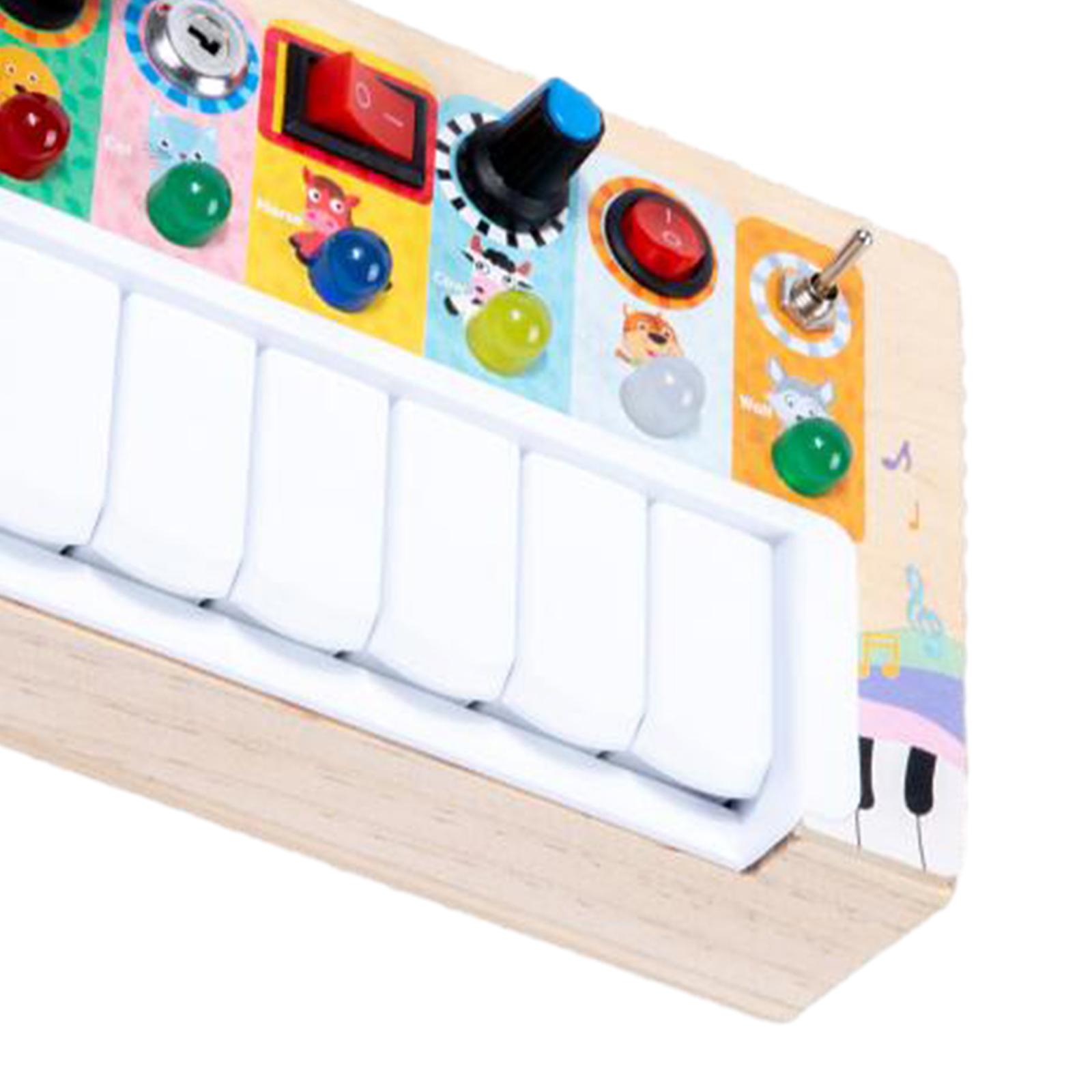 Tableau d'activités en bois po - Montessori Wooden Busy Board Toddler avis et prix