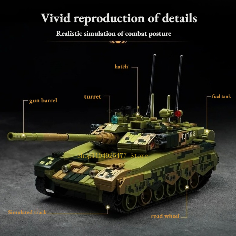 KEEPPLEY Blocs de construction - Lego Compatible Military Tank avis et prix