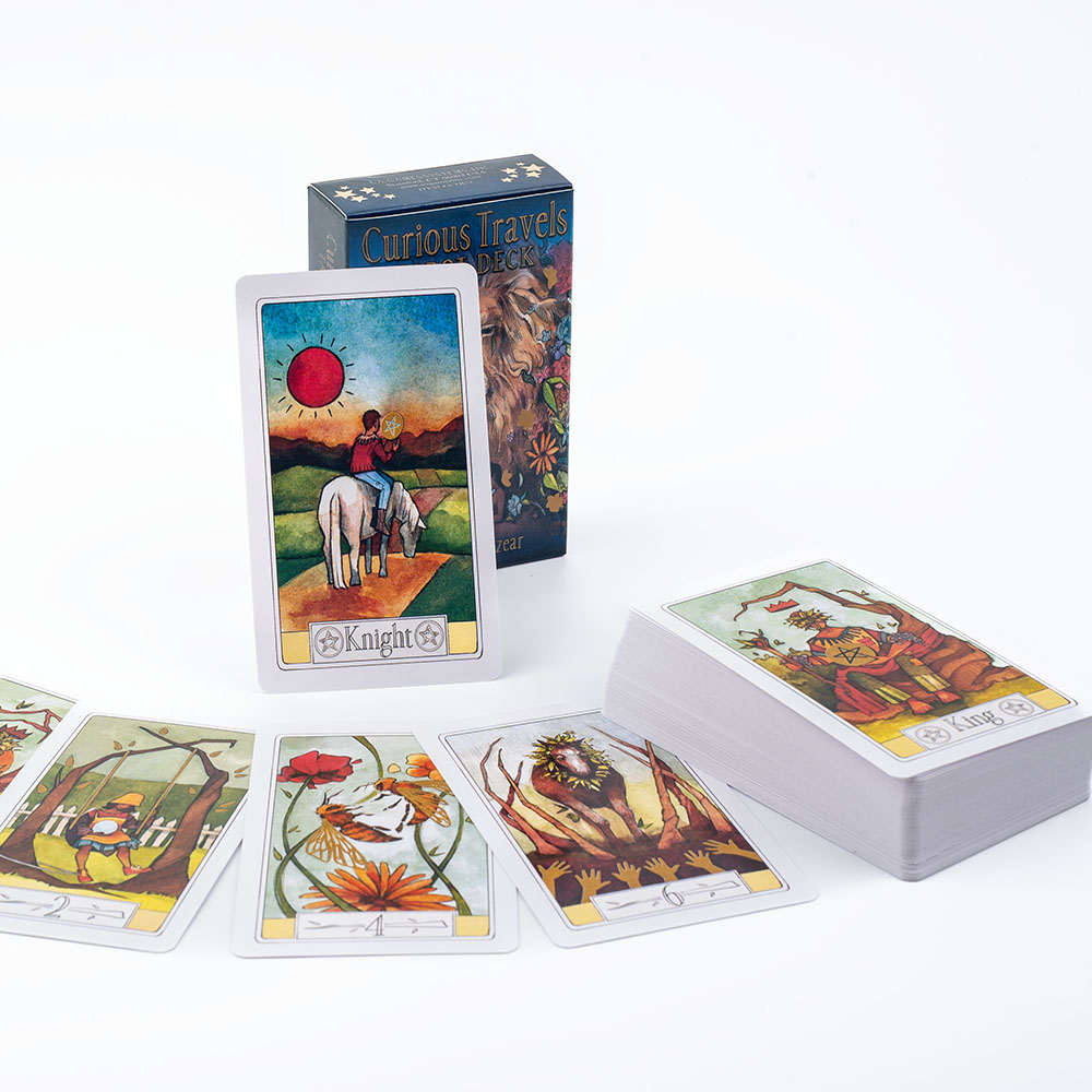 Tarot de voyage curieux, 10.3x - Tarot Cards Deck With Guidebook avis et prix