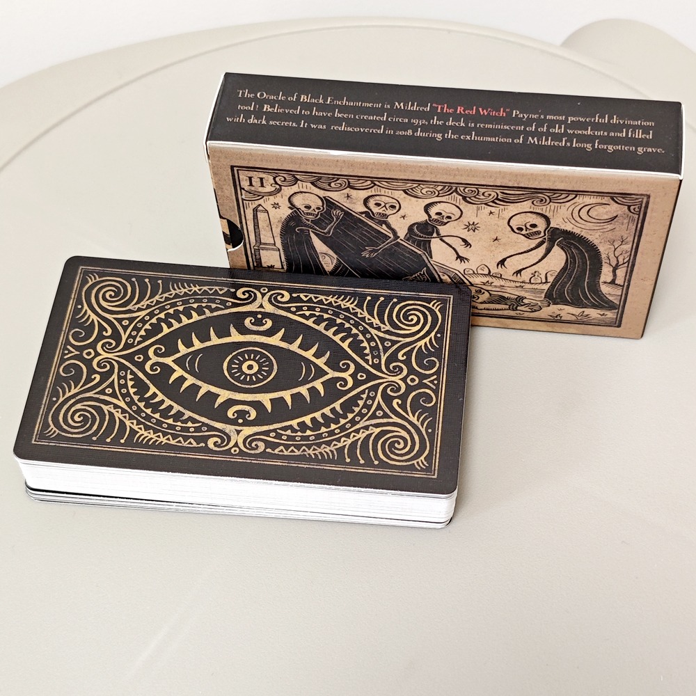 Oracle d'enchantement noir de  - Tarot Cards Deck With Guidebook avis et prix